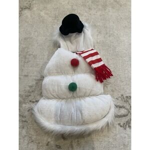 Snowman Dog Costume Sweater Puppy Small Breed Christmas Winter Size‎ XS NWT